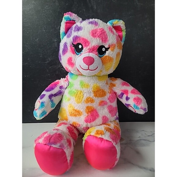 Build A Bear Rainbow Cat Stuffed Plush USED READ DESCRIPTION - Picture 2 of 10